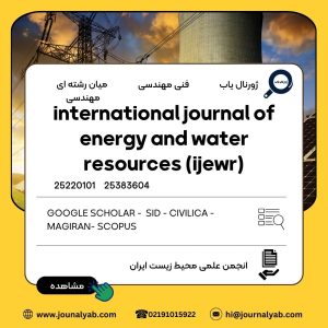 international journal of energy and water resources (ijewr)