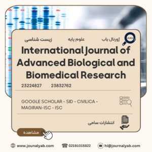 International Journal of Advanced Biological and Biomedical Research