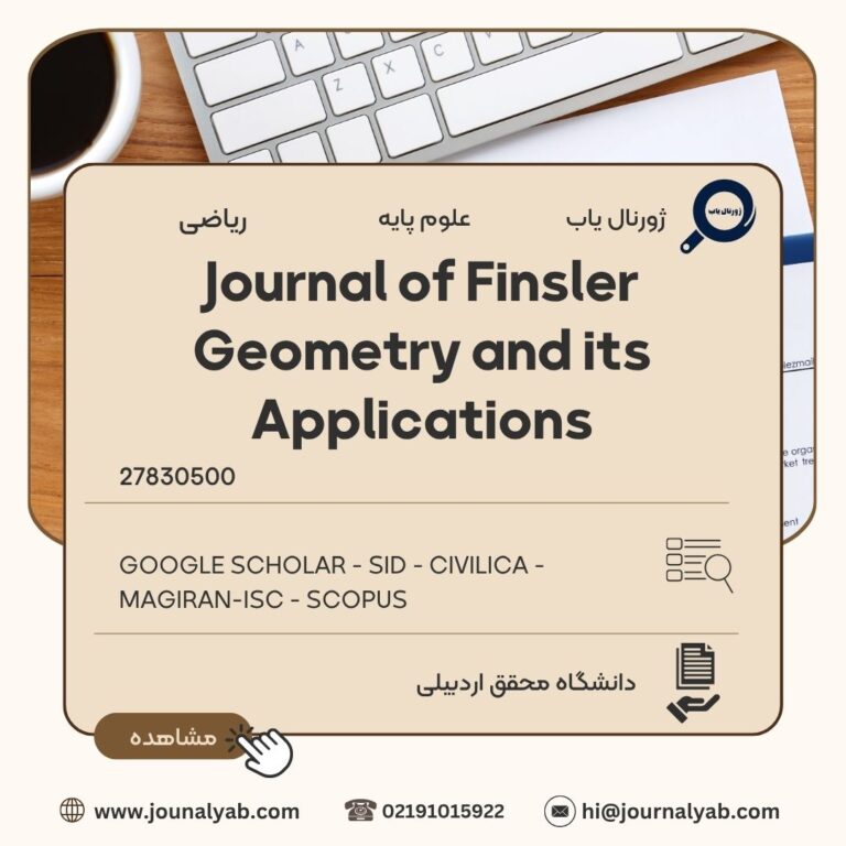 Journal of Finsler Geometry and its Applications