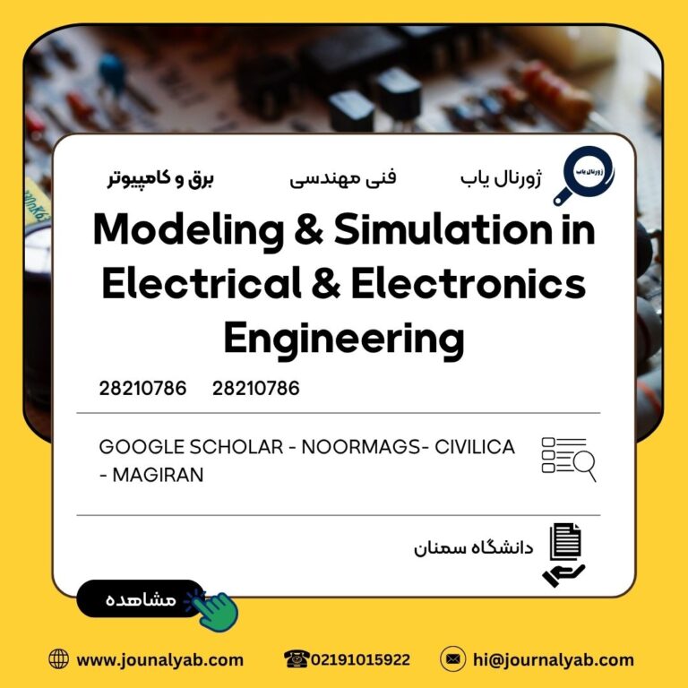 Modeling & Simulation in Electrical & Electronics Engineering