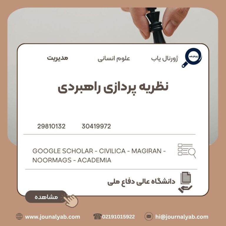 نظریه پردازی راهبردی