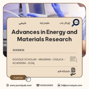 Advances in Energy and Materials Research