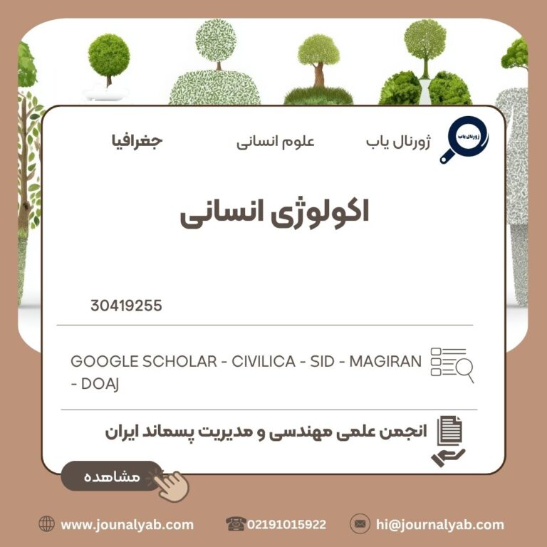 اکولوژی انسانی