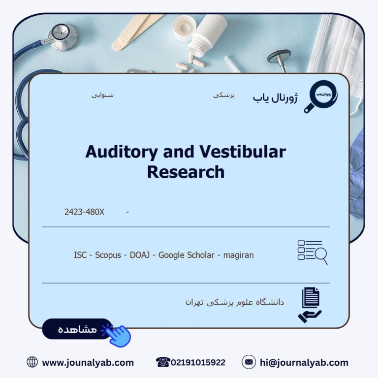 Auditory and Vestibular Research