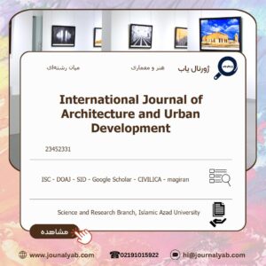 International Journal of Architecture and Urban Development