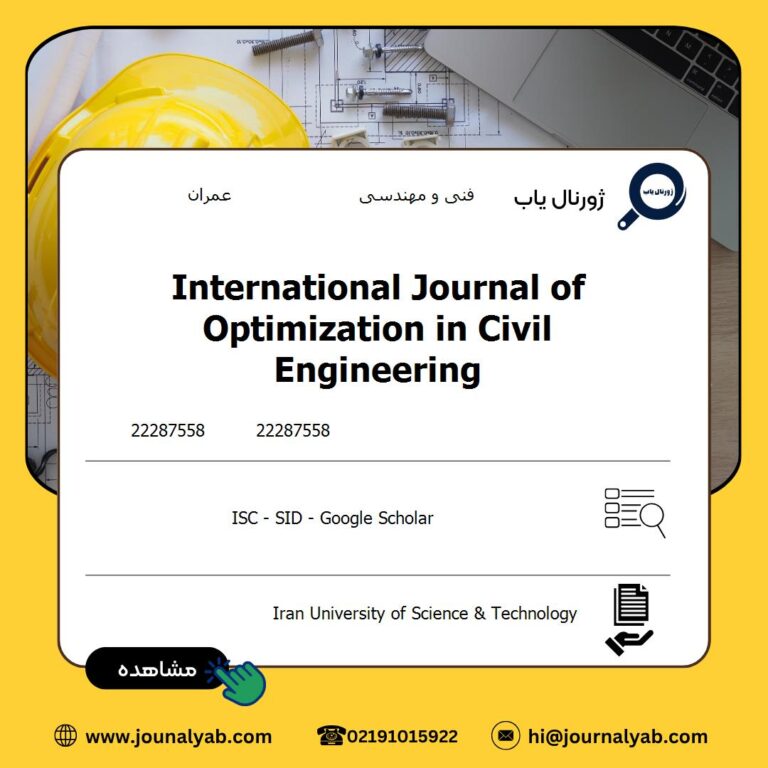International Journal of Optimization in Civil Engineering