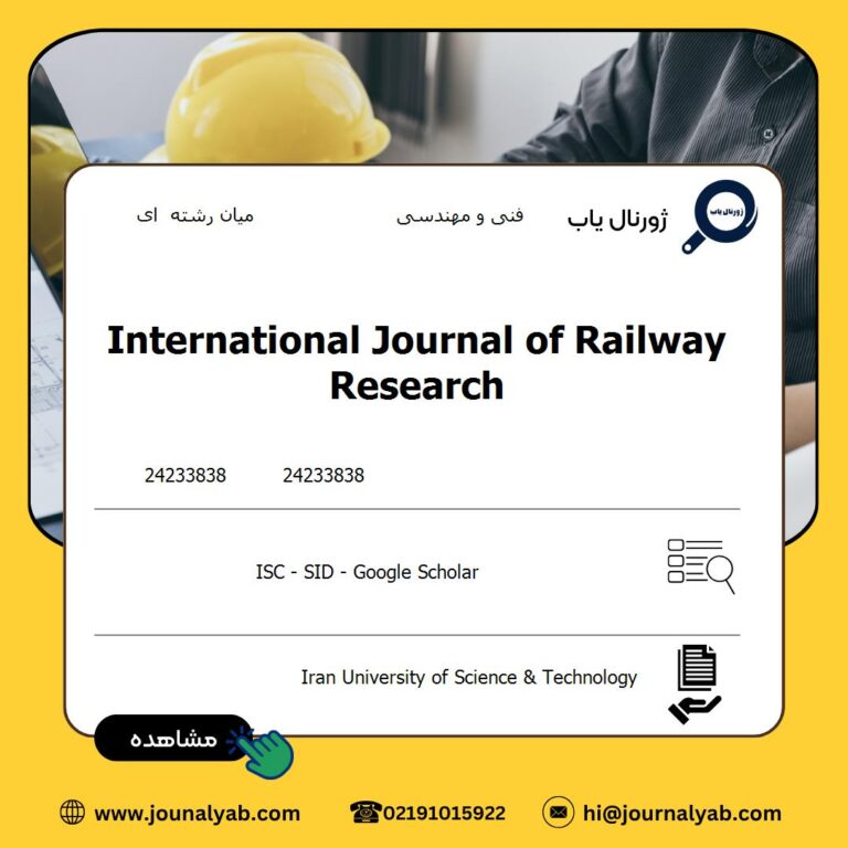 International Journal of Railway Research