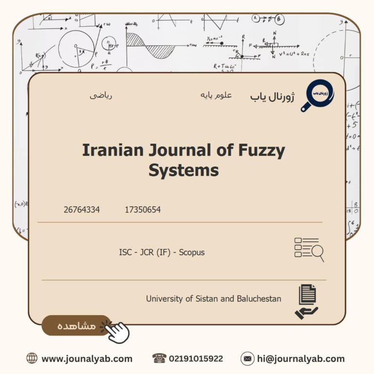 Iranian Journal of Fuzzy Systems