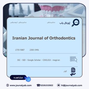 Iranian Journal of Orthodontics