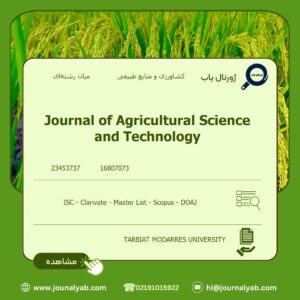 Journal of Agricultural Science and Technology