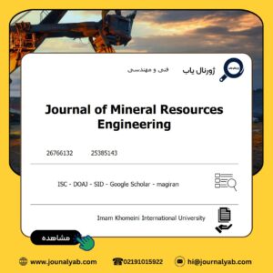Journal of Mineral Resources Engineering