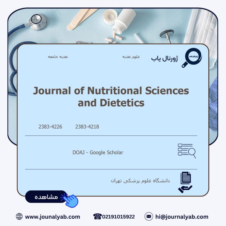 Journal of Nutritional Sciences and Dietetics