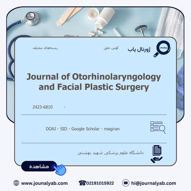 Journal of Otorhinolaryngology and Facial Plastic Surgery