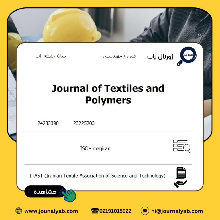 Journal of Textiles and Polymers