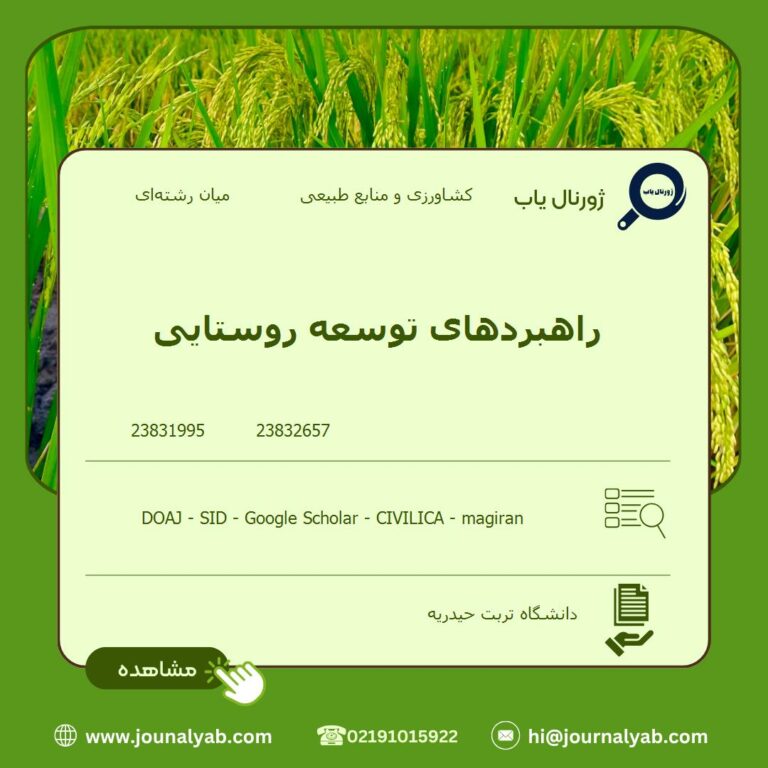 راهبردهای توسعه روستایی